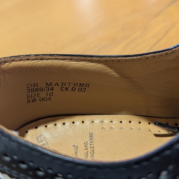 Dr. Martens Black and White Oxfords - Picture 7 of 9